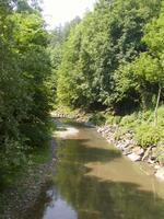 Fryčovice-pohled na řeku Ondřejnici