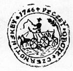 Pečeť obce Černotín