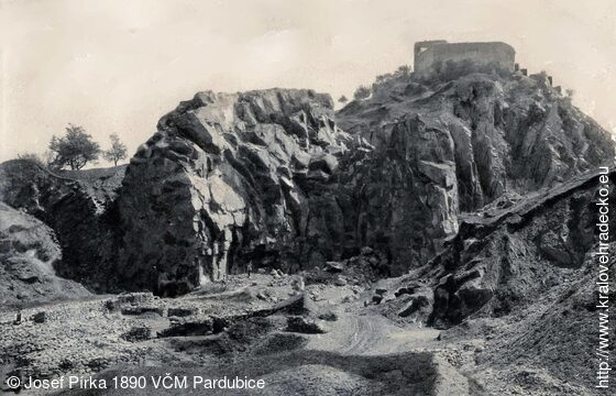 Kunětická hora - západní lom